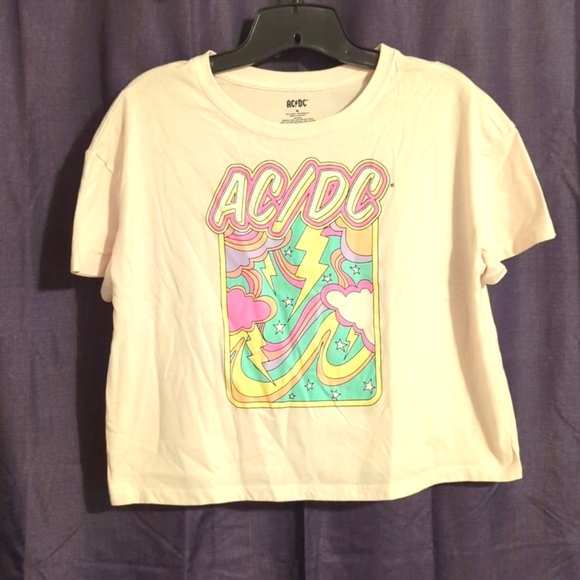 AC/DC Tops - AC/DC women's crop top